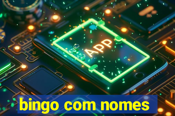 bingo com nomes